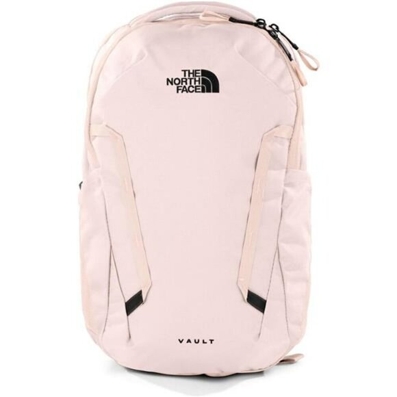 Womens laptop backpack travel bag water resistant school work commuter pink main image 6